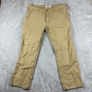 Mountain Khakis MK Pants Men 40x30 (Fit 37x30) Tan Workwear Utility Canvas